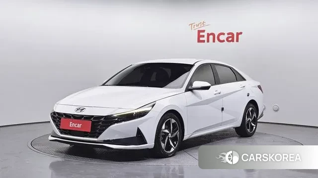 Hyundai Avante (CN7) 2020 Белый из Кореи