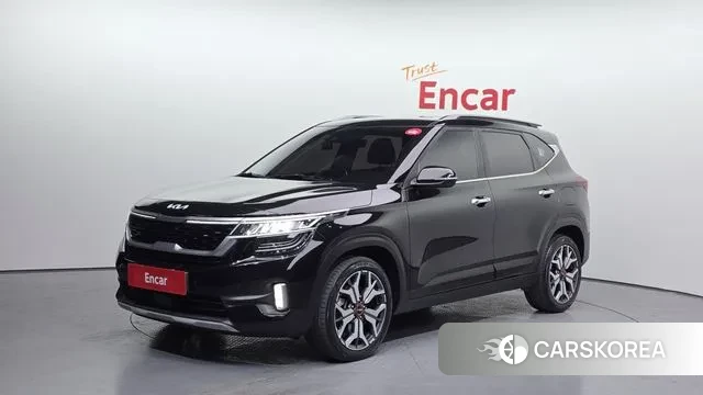 Kia Seltos 2021 Черный из Кореи