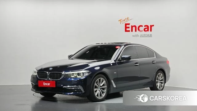 BMW 5 Series (G30) 2018 Синий из Кореи