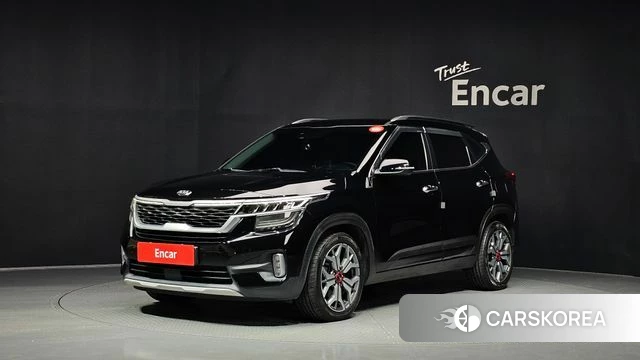 Kia Seltos 2020 Черный из Кореи