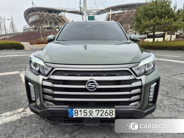 Ssangyong The New Rexton Sport 2023 Светло-зеленый из Кореи