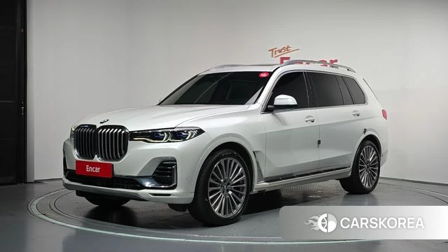 BMW X7 (G07) 2021 Белый из Кореи