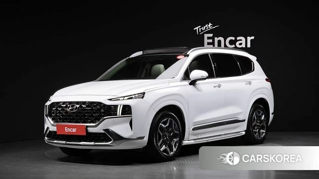 Hyundai The New Santa Fe 2022 Белый из Кореи