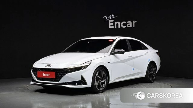 Hyundai Avante (CN7) 2020 Белый из Кореи