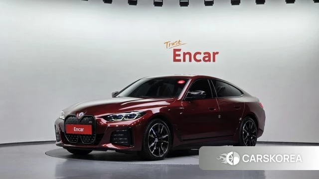 BMW i4 2022 Красный из Кореи