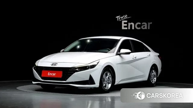 Hyundai Avante (CN7) 2021 Белый из Кореи