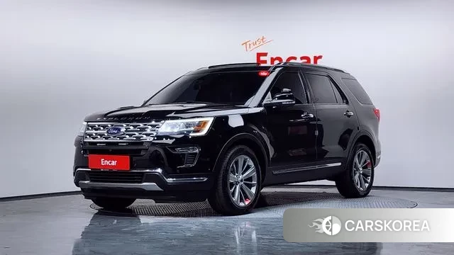 Ford Explorer 2018 Черный из Кореи