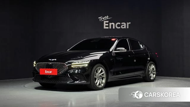 Genesis The New G70 2022 Черный из Кореи