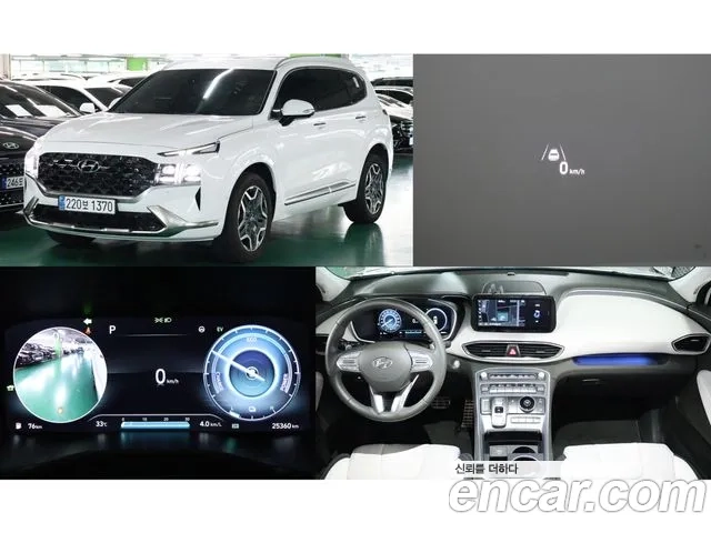 Hyundai The New Santa Fe 2023 Белый из Кореи