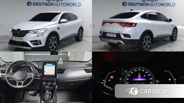 Renault Korea (Samsung) XM3 2022 Белый из Кореи