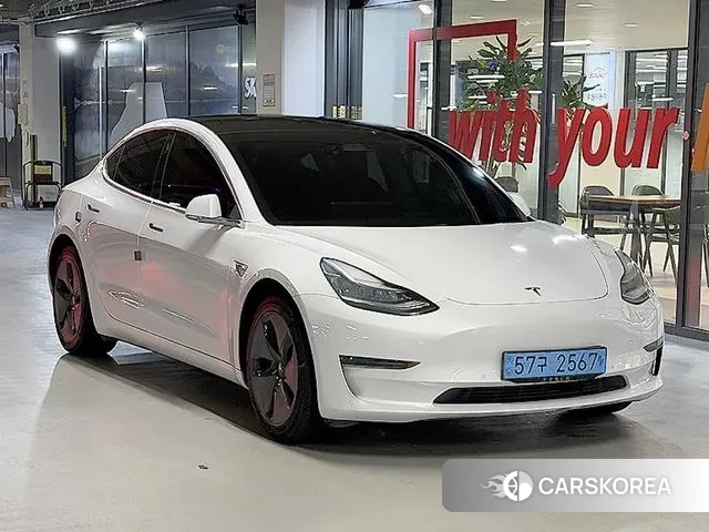 Tesla Model 3 2020 Белый из Кореи