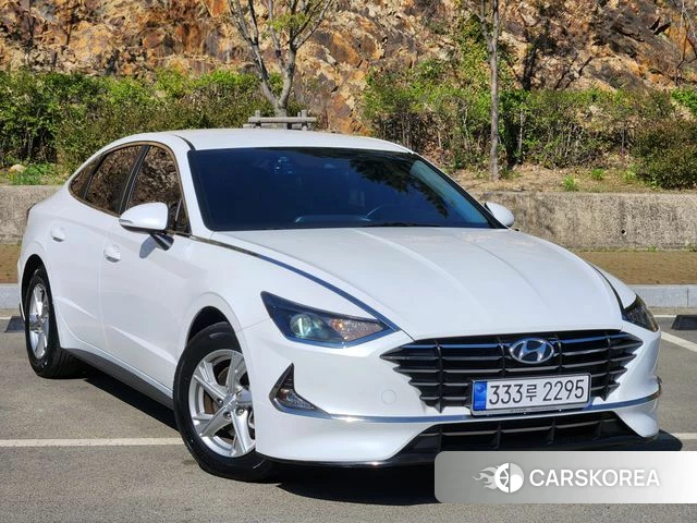 Hyundai Sonata (DN8) 2021 Белый из Кореи
