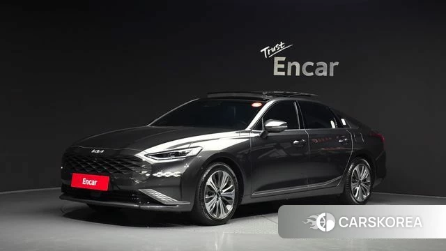 Kia K8 Hybrid 2023 Серый из Кореи