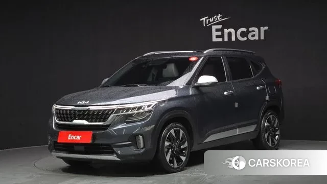 Kia Seltos 2022 Серый из Кореи