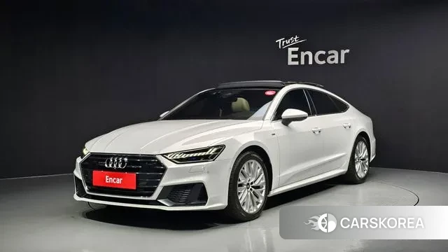 Audi A7 (4K) 2021 Белый из Кореи