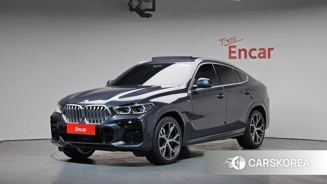 BMW X6 (G06) 2022 Серый из Кореи