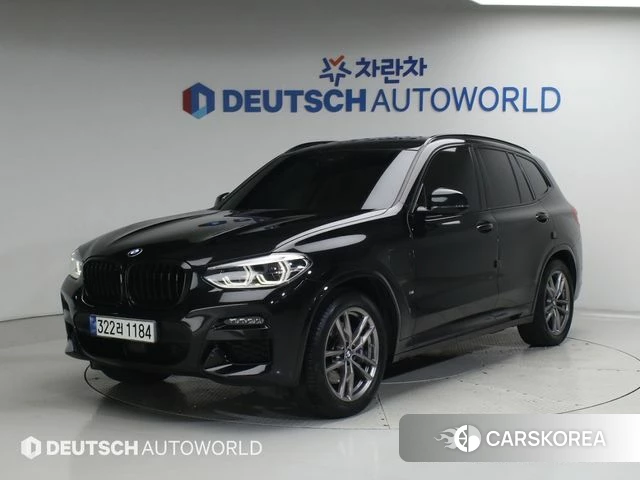 BMW X3 (G01) 2021 Черный из Кореи