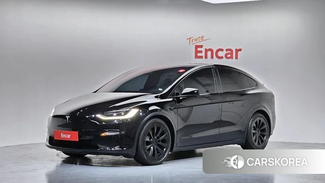 Tesla Model X 2023 Черный из Кореи