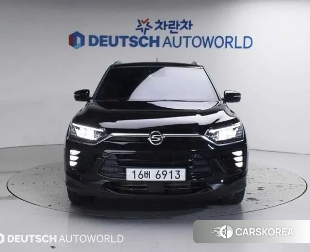 Ssangyong Beautiful Korando 2019 Черный из Кореи