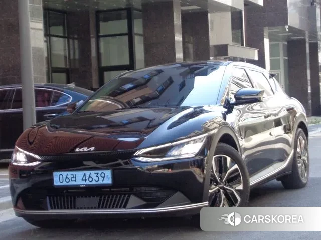 Kia EV6 2021 Черный из Кореи