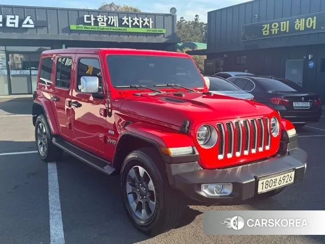 Jeep Wrangler (JL) 2021 Красный из Кореи
