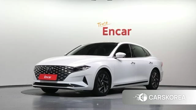 Hyundai The New Grandeur IG Hybrid 2021 Белый из Кореи
