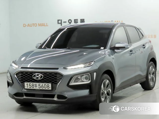Hyundai Kona Hybrid 2020 Серебристо-серый из Кореи