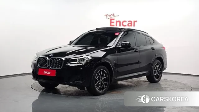 BMW X4 (G02) 2022 Черный из Кореи
