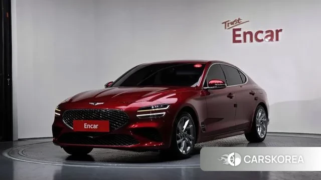 Genesis The New G70 2022 Красный из Кореи