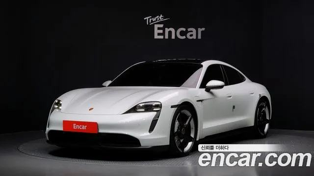 Porsche Taycan 2022 Белый из Кореи