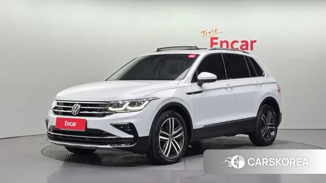 Volkswagen Tiguan second Generation 2022 Белый из Кореи