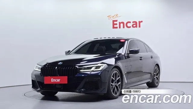 BMW 5 Series (G30) 2022 Черный из Кореи