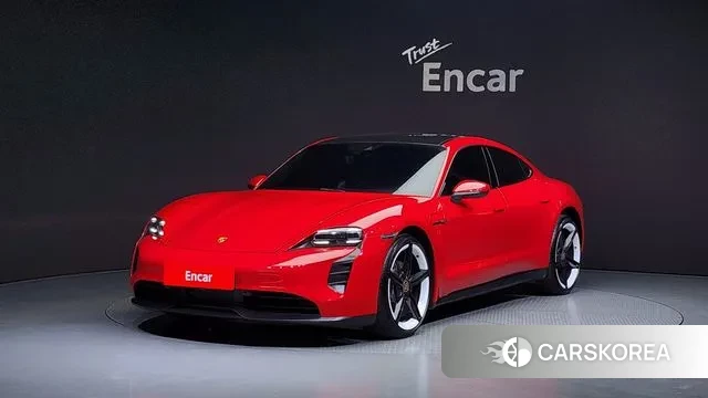 Porsche Taycan 2023 Красный из Кореи