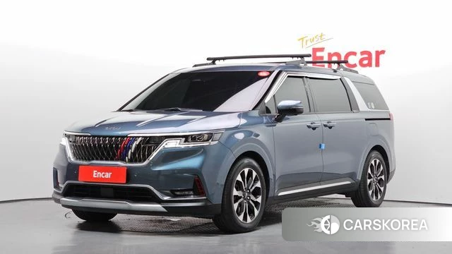 Kia Carnival 4th generation 2020 Небесно-голубой из Кореи