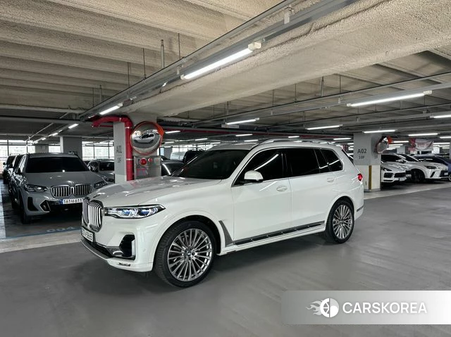 BMW X7 (G07) 2021 Белый из Кореи