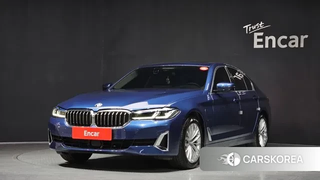 BMW 5 Series (G30) 2021 Синий из Кореи