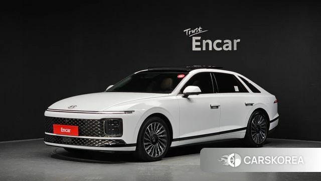 Hyundai Grandeur Hybrid (GN7) 2023 Белый из Кореи