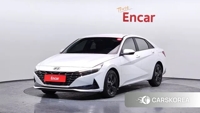 Hyundai Avante (CN7) 2023 Белый из Кореи