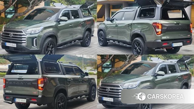 Ssangyong The New Rexton Sport 2023 Зеленый из Кореи