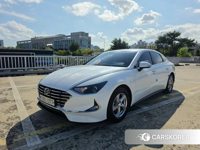 Hyundai Sonata (DN8) 2019 Белый из Кореи
