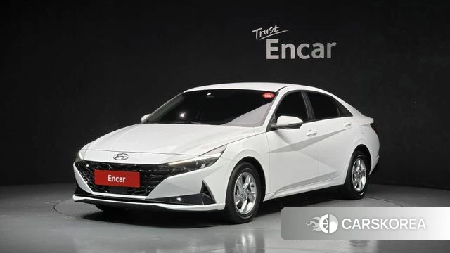 Hyundai Avante (CN7) 2021 Белый из Кореи