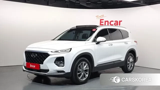 Hyundai Santa Fe TM 2019 Белый из Кореи