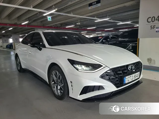 Hyundai Sonata (DN8) 2022 Белый из Кореи