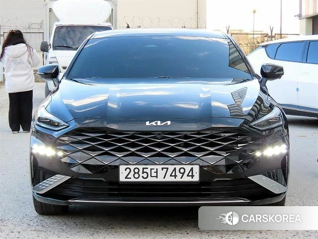 Kia K8 Hybrid 2021 Черный из Кореи