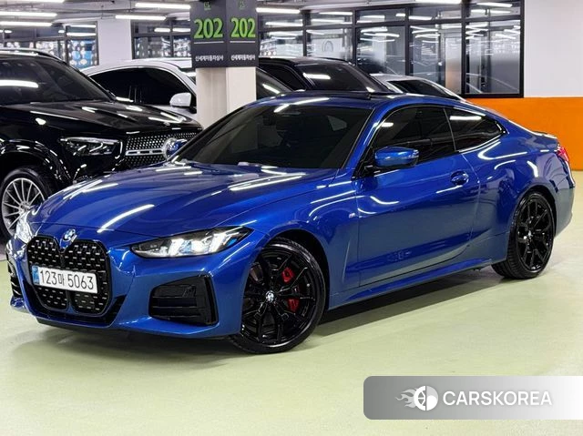 BMW 4 Series (G22) 2025 Синий из Кореи