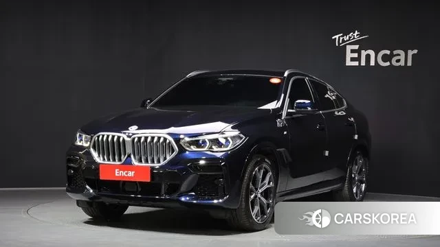 BMW X6 (G06) 2022 Черный из Кореи