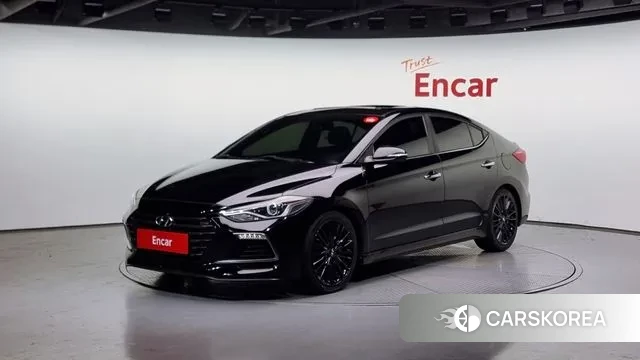 Hyundai Avante AD 2018 Черный из Кореи