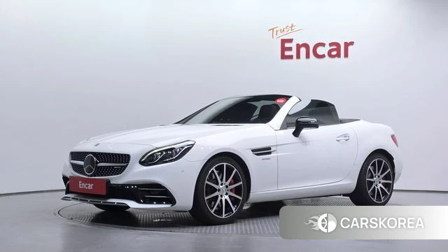 Mercedes-Benz SLC-Class R172 2018 Белый из Кореи