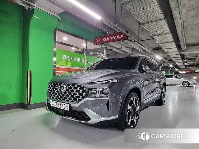 Hyundai The New Santa Fe 2021 Серый из Кореи