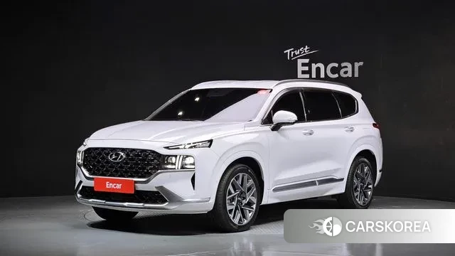 Hyundai The New Santa Fe 2020 Светло-серебряный цвет из Кореи